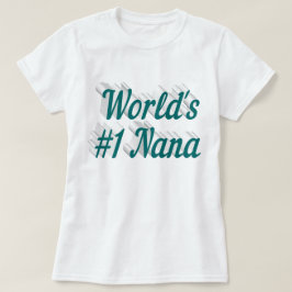 Moederdag voor groene tekst van Nana T-shirt