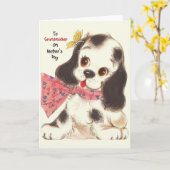  Moederdag voor grootmoeder Kaart (Gele Bloem)