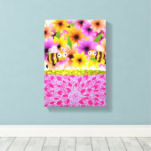 Moederdag voor het afdrukken van gerasterd Canvas (Insitu (Houten vloer))