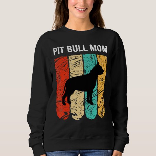 Moederdag voor hond Moeder Pit Bull mama Trui (Voorkant)