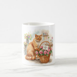 Moederdag voor kattenmoeder Siamese kat liefhebber Koffiemok