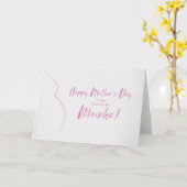 Moederdag voor Mainha Kaart (Gele Bloem)