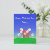 Moederdag voor mam Daisies and Watering Can Briefkaart (Staand voorkant)