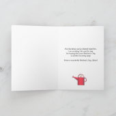 Moederdag voor mam Daisies and Watering Can Kaart (Binnen)