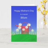 Moederdag voor mam Daisies and Watering Can Kaart (Gele Bloem)