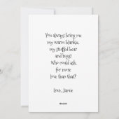 Moederdag voor mama foto feestdagenkaart (Achterkant)