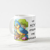 Moederdag voor Mama Vogel Koffiemok (Voorkant links)
