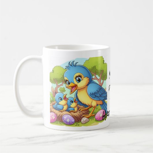 Moederdag voor Mama Vogel Koffiemok (Links)