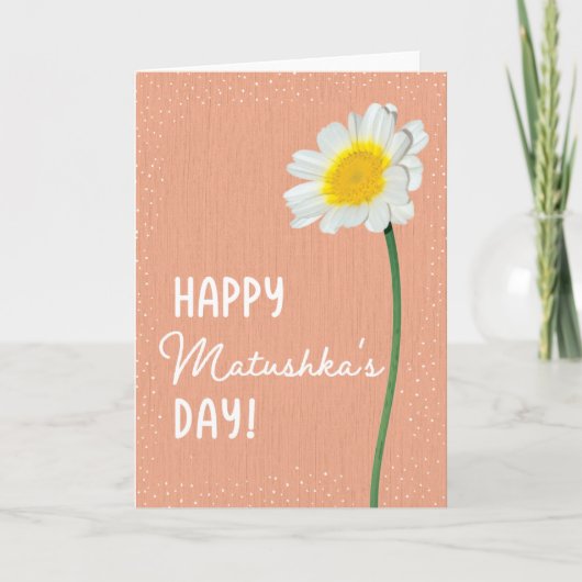 Moederdag voor Matushka Kaart (Voorkant)