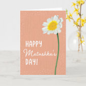 Moederdag voor Matushka Kaart (Gele Bloem)