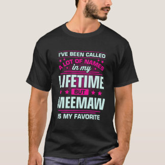 Moederdag voor Meemaw is mijn favoriete naam T-shirt