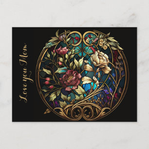 Moederdag voor metalen kunstwerken Briefkaart