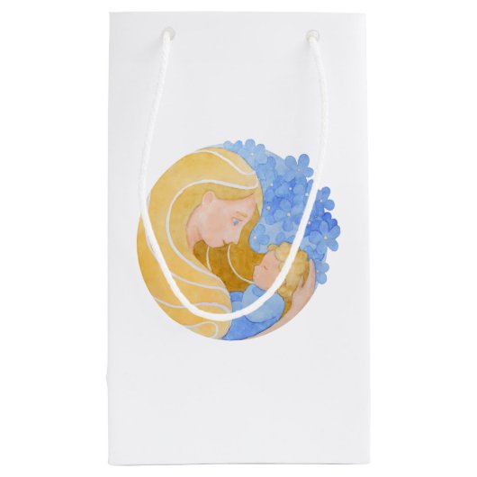 Moederdag voor moeder en kind | Gift Bag Klein Cadeauzakje (Achterkant)