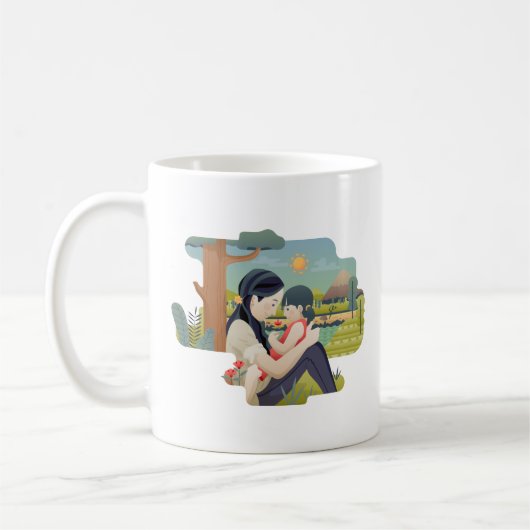 Moederdag voor moeder en kind | Koffie-Mok Koffiemok (Links)