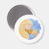 Moederdag voor moeder en kind | Magneet (Voorkant / Achterkant)