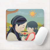 Moederdag voor moeder en kind | MUISMAT (Met muis)