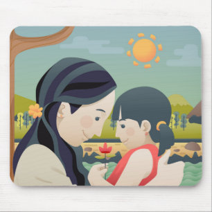 Moederdag voor moeder en kind   MUISMAT