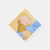 Moederdag voor moeder en kind | Napkin Servet (Hoek)