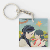 Moederdag voor moeder en kind | SLEUTELHANGER (Voorkant)