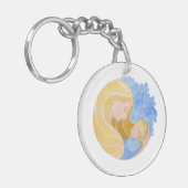 Moederdag voor moeder en kind | SLEUTELHANGER (Voorkant Links)