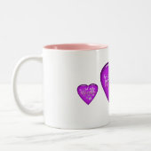 Moederdag voor moeder "Oost 2020" Tweekleurige Koffiemok (Links)