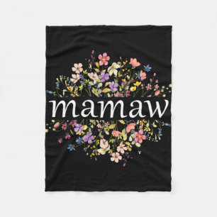 Moederdag Voor Moeder Wildflower Bloemen Vrouwen#3 Fleece Deken