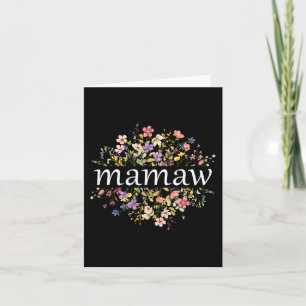 Moederdag Voor Moeder Wildflower Bloemen Vrouwen#3 Kaart