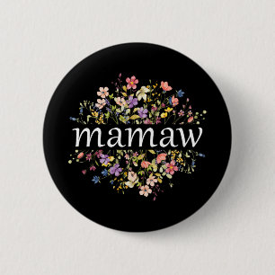 Moederdag Voor Moeder Wildflower Bloemen Vrouwen#3 Ronde Button 5,7 Cm