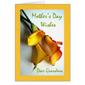 Moederdag voor oma, Calla Lilies (Voorkant)