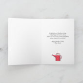 Moederdag voor oma Daisies and Watering Can Kaart (Binnen)