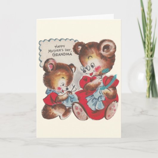  Moederdag voor oma Kaart (Voorkant)