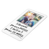 Moederdag voor ons U bent de wereldfoto Magneet (Linkerzijde)