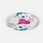 Moederdag voor papieren borden papieren bordje (Gekanteld)