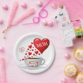 Moederdag voor papieren borden papieren bordje (Feest)