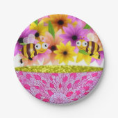 Moederdag voor papieren borden papieren bordje (Voorkant)