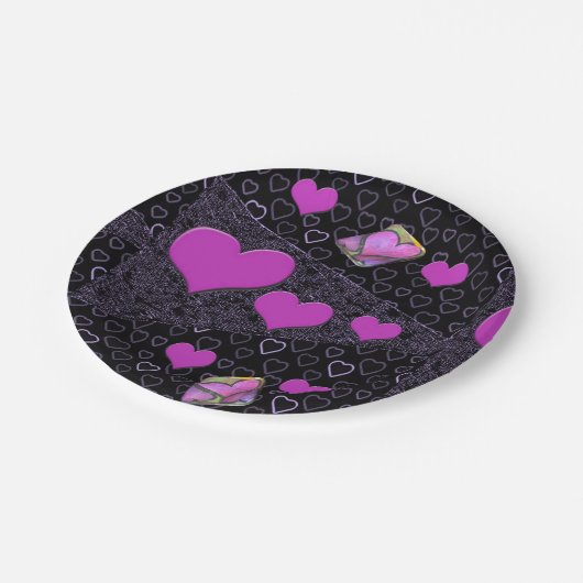 Moederdag voor papieren borden papieren bordje (Gekanteld)