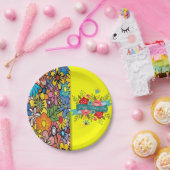 Moederdag voor papieren borden papieren bordje (Feest)