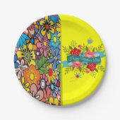 Moederdag voor papieren borden papieren bordje (Voorkant)