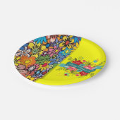 Moederdag voor papieren borden papieren bordje (Gekanteld)