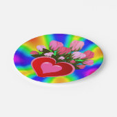 Moederdag voor papieren borden papieren bordje (Gekanteld)