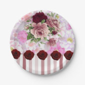 Moederdag voor papieren borden papieren bordje (Voorkant)