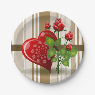 Moederdag voor papieren borden papieren bordje