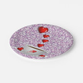 Moederdag voor papieren borden papieren bordje (Gekanteld)