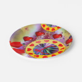 Moederdag voor papieren borden papieren bordje (Gekanteld)