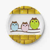 Moederdag voor papieren borden papieren bordje (Voorkant)