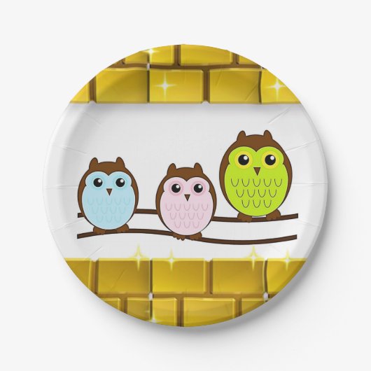 Moederdag voor papieren borden papieren bordje (Voorkant)