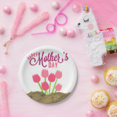 Moederdag voor papieren borden papieren bordje (Feest)