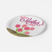 Moederdag voor papieren borden papieren bordje (Gekanteld)