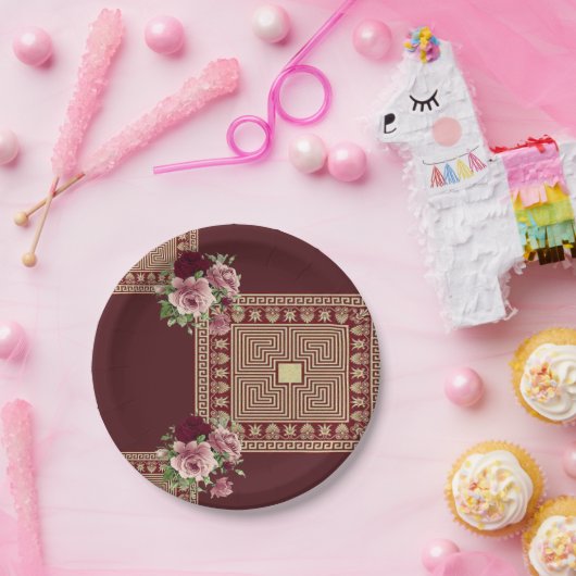 Moederdag voor papieren borden papieren bordje (Feest)