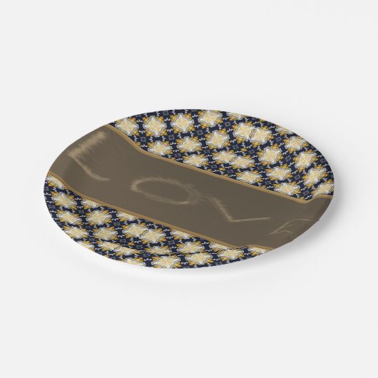 Moederdag voor papieren borden papieren bordje (Gekanteld)